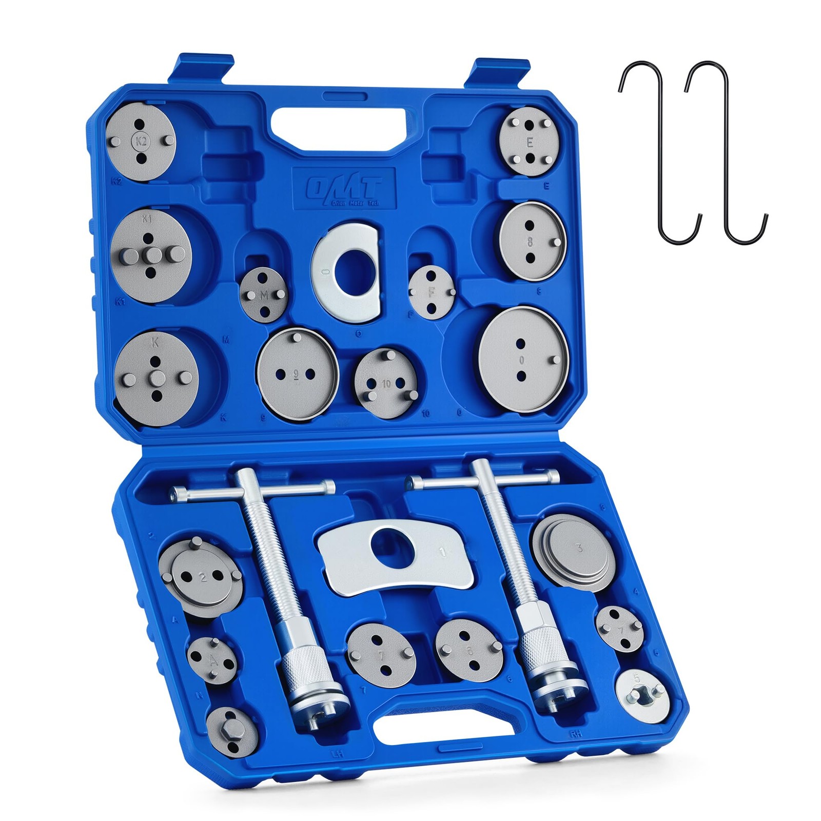 24pc Brake Caliper Compression Tool Set, Heavy Duty Brake Piston Compressor T…