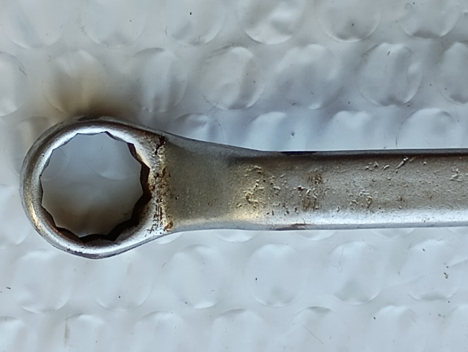 INDESTRO SUPER, 731, 1/2″x9/16″ DBL. BOX WRENCH, 8.6″ LONG, 12 POINT *USA MADE*