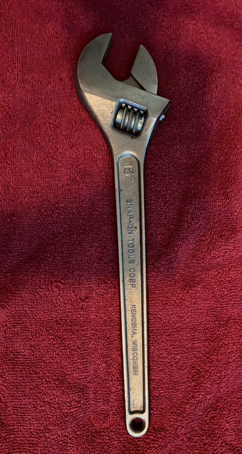 Snap-On Blue Point 15” Adjustable Wrench