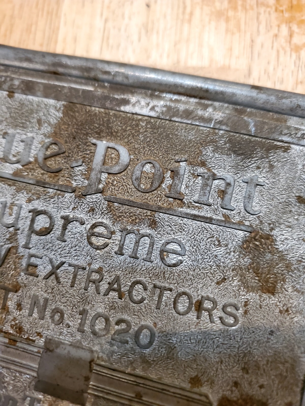 Blue Point Supreme/Snap On Vintage Screw Extractors Set Case Only NO.1020