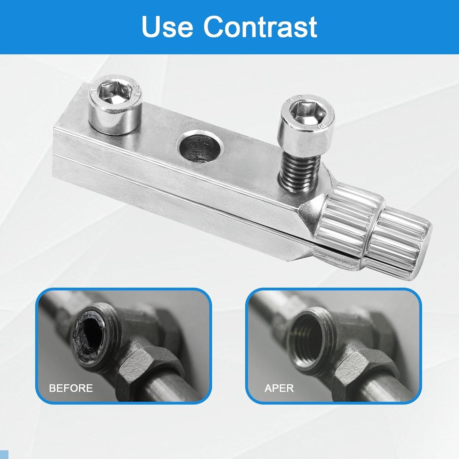 Adjustable Stainless Steel Screw Extractor Set for Efficient Plumbing Repairs