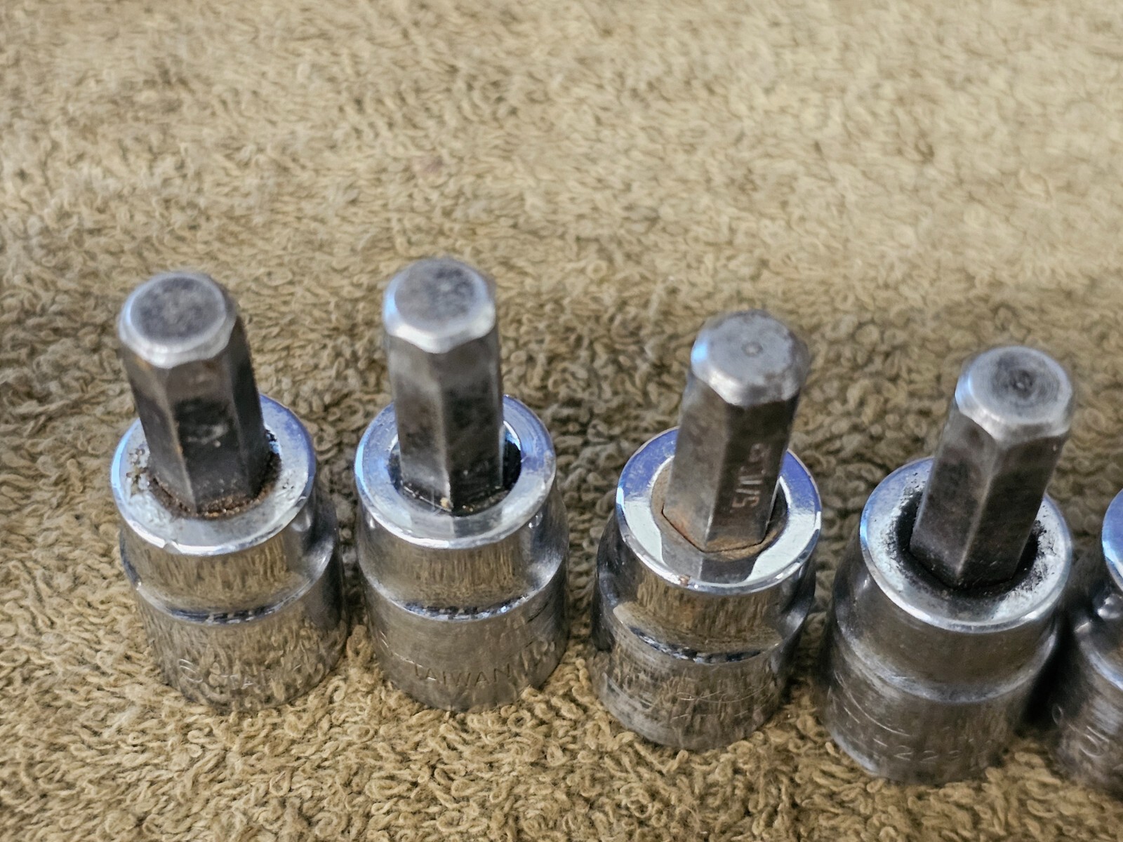 25 K Tool Sockets Ratchet Hex Star Bit Adapter 1/4″ 1/2″ Drive Sae 5/16 3/16 3/4