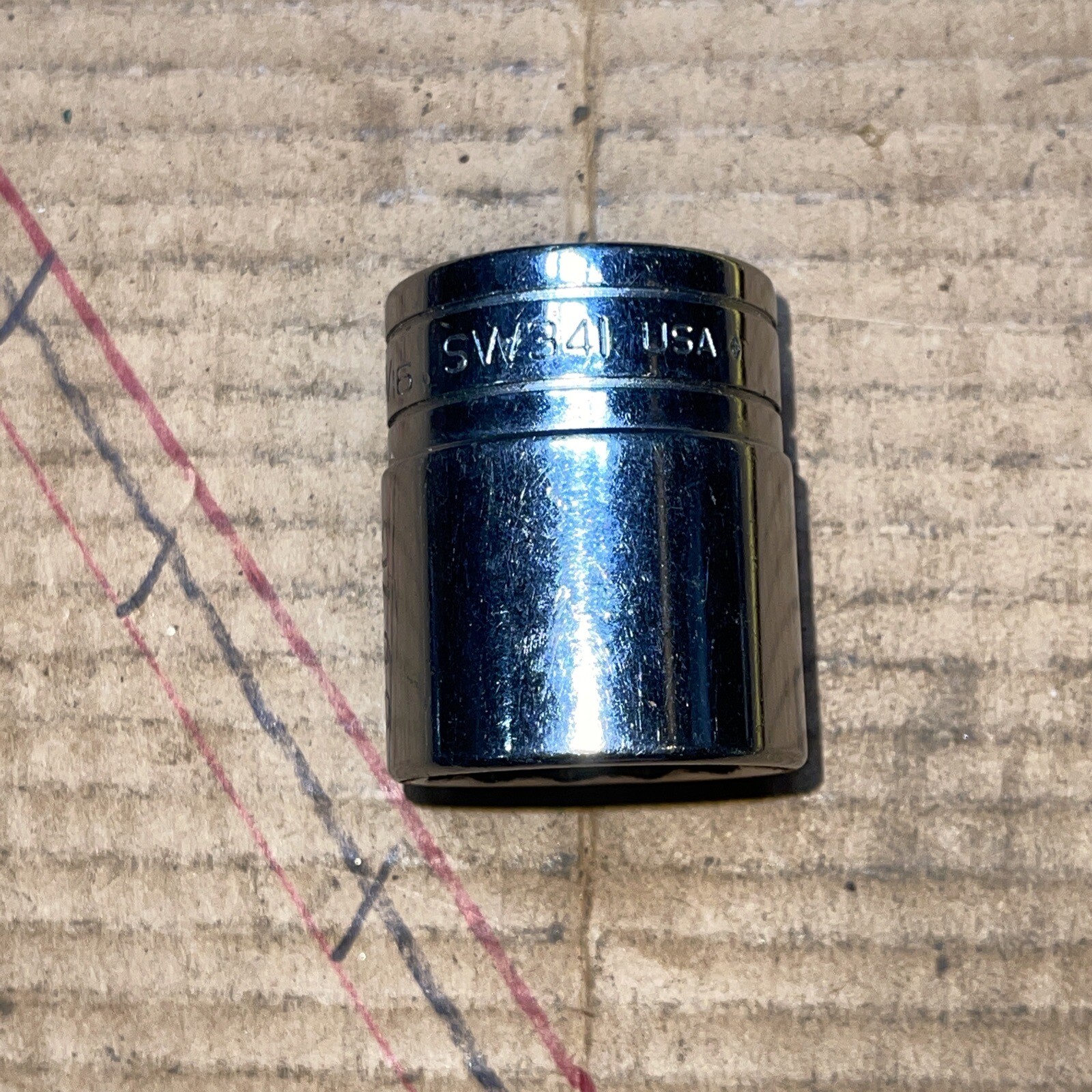 Snap on USA SW341 1-1/16 In SAE 1/2” Drive 6 Point Socket 1 1/16