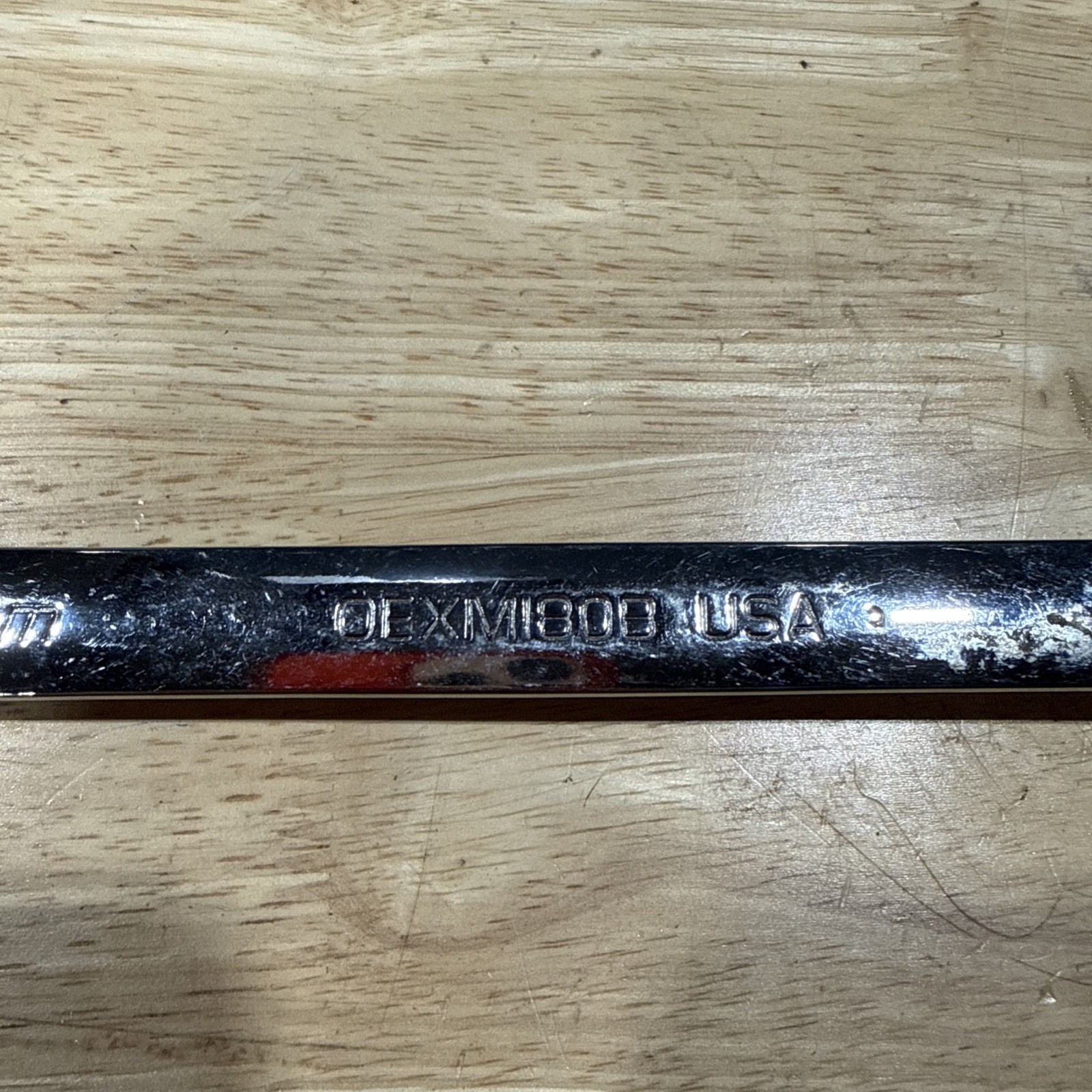 Snap-On Tools USA 18mm Metric Standard Chrome Combo Wrench OEXM180B.