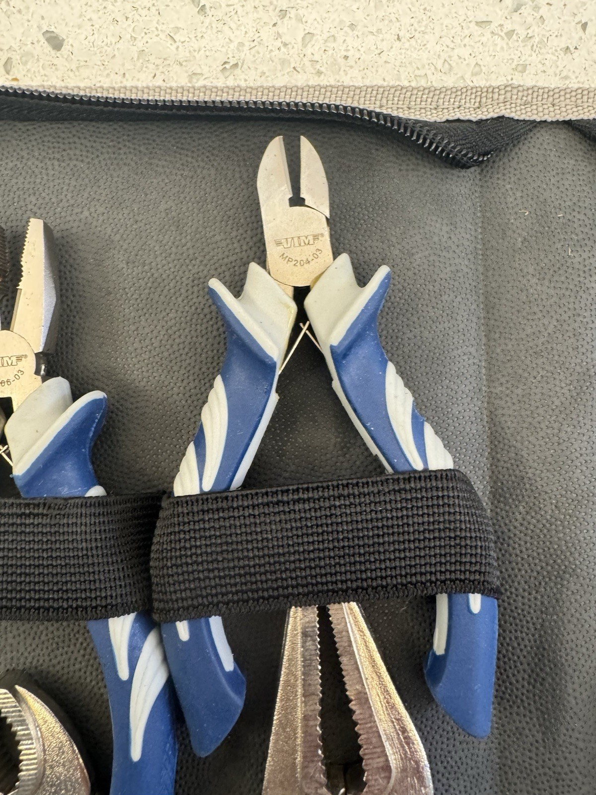 VIM MP200 Miniature Precision Plier 4″ to 6″ 8 pcs set packed in a durable carry