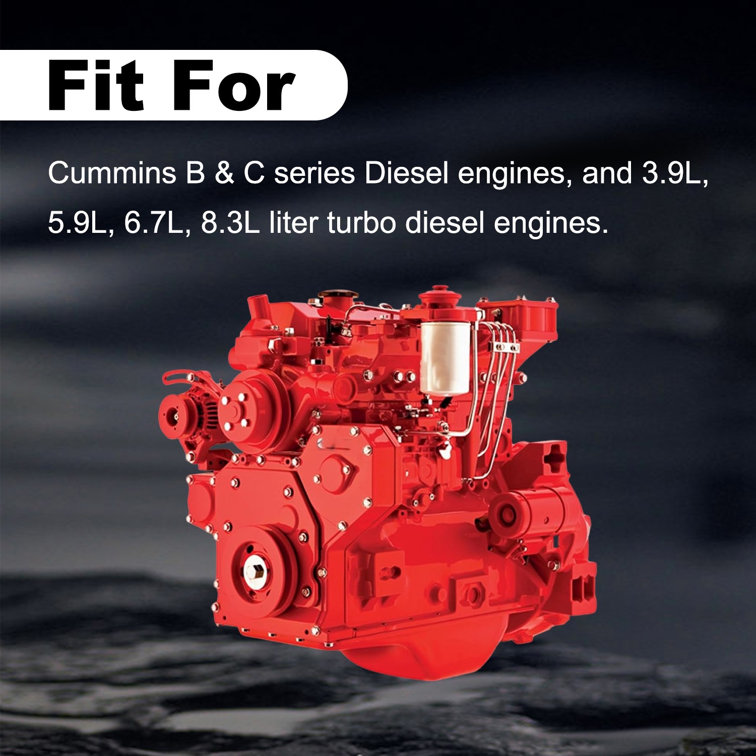 Upgraded Engine Barring Tool for Cummins B&C Dodge 5.9L Diesel 5299073