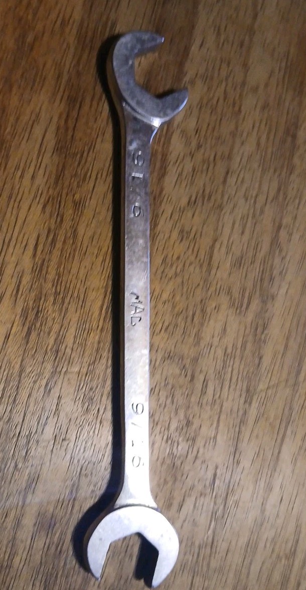 Vintage MAC Tools DASeries 5pc4‑Way AngleHead Open End Wrench Set 9/16″ to 1-3/8