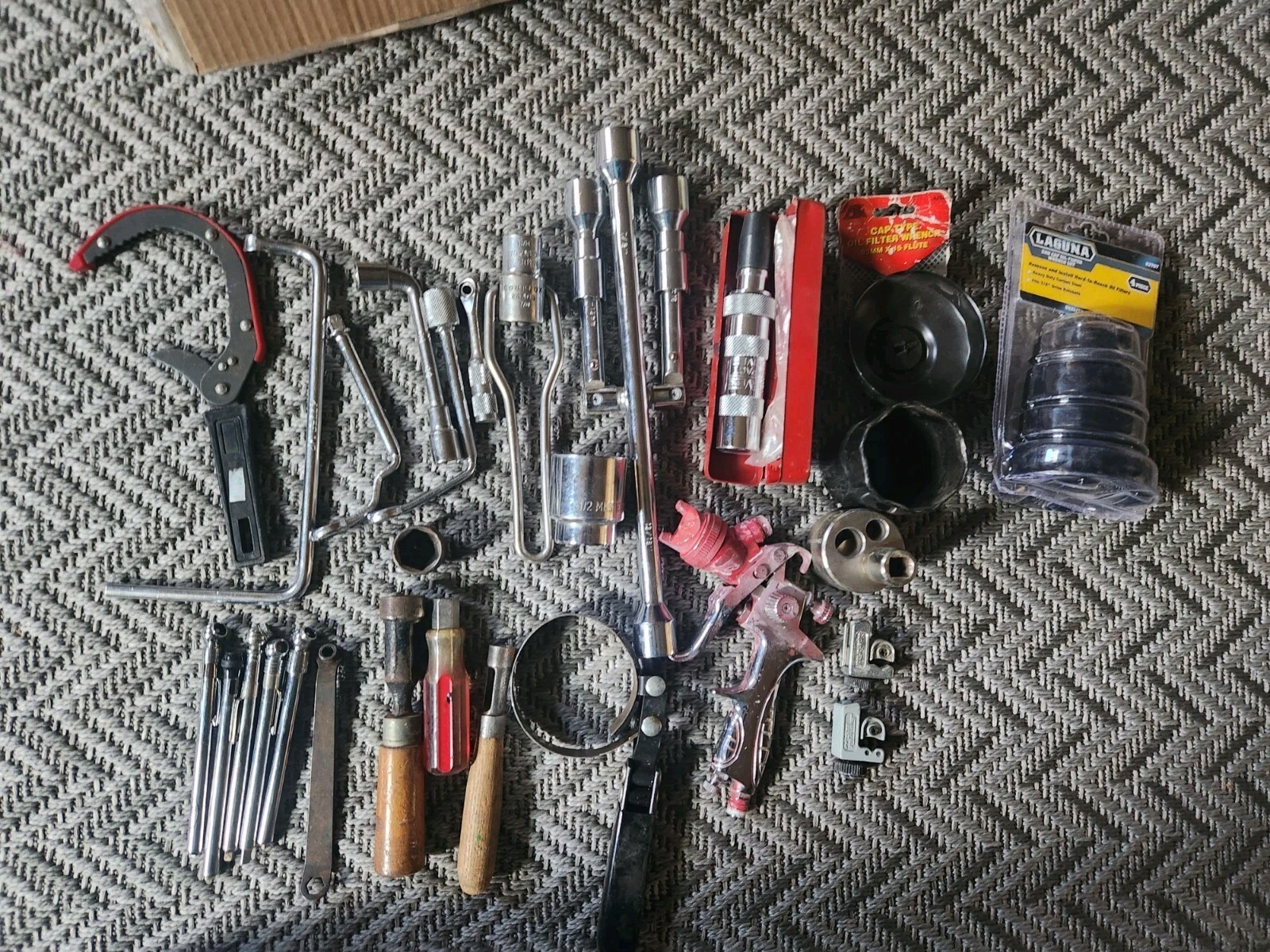 Lot of Mechanic Hand Tools