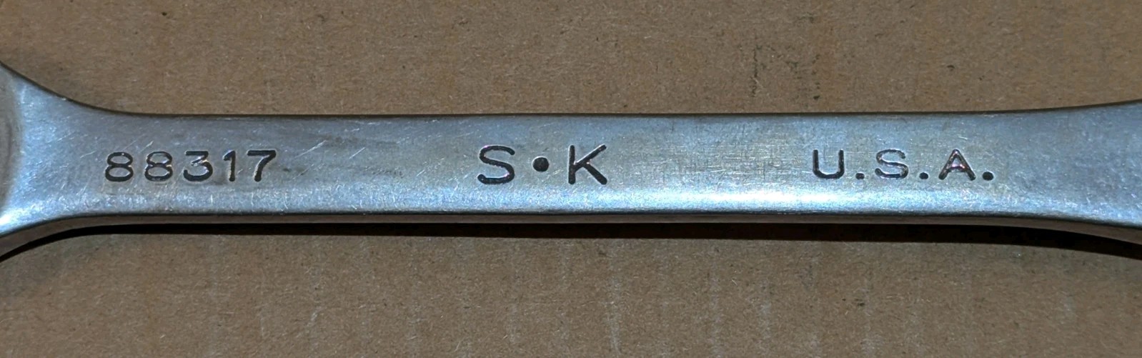 SK Professional Tools 88317 17mm Metric Combination Wrench 12-Point SuperKrome