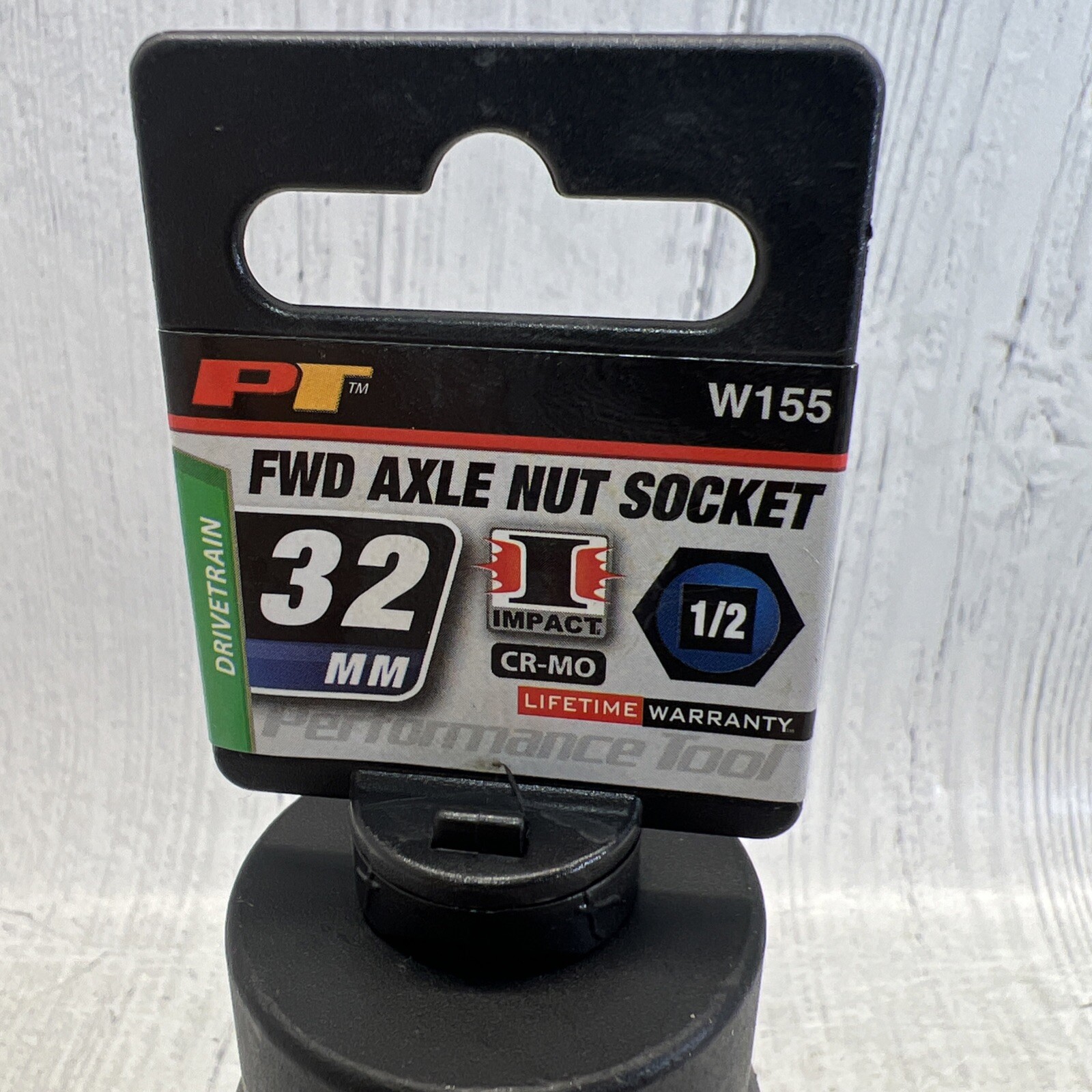 Performance Tool W155 FWD Axle Nut Socket 1/2” X 32 mm Socket
