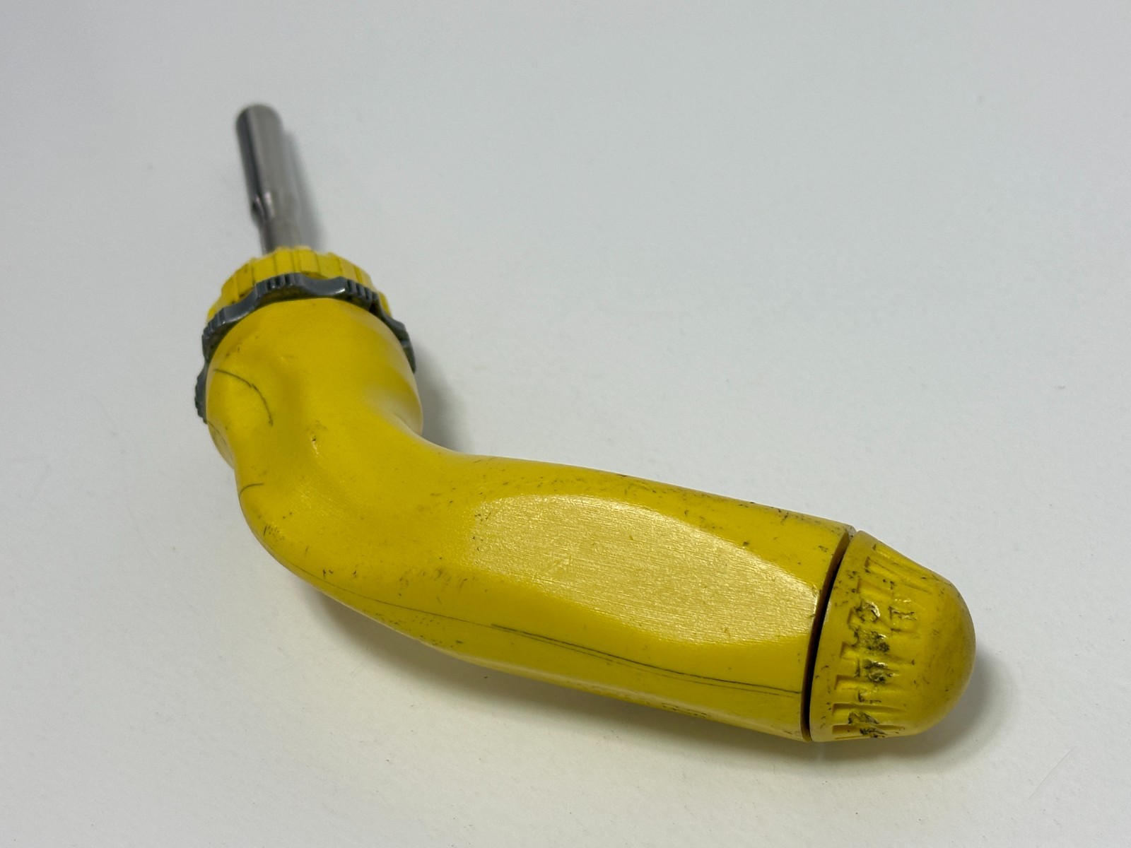 🇺🇸 Snap-On Tools USA SSDMRE4 Pistol-Grip YELLOW Ratcheting Screwdriver w/ Bits