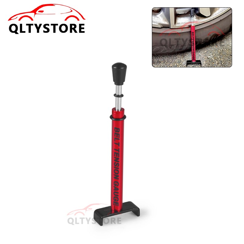 Motorcycle Adjustable Belt Tension Gauge Tool For Harley&All Belt Drive Bike Red