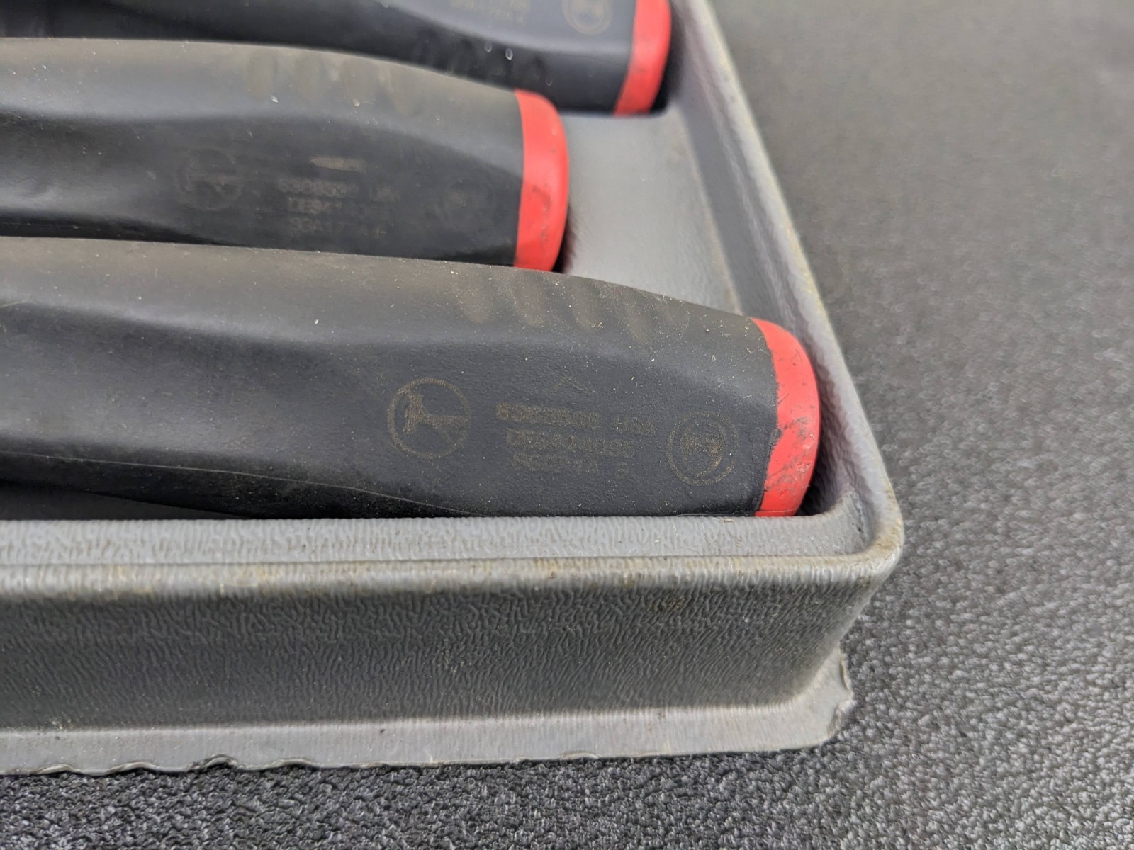 #bn816 Snap On Tools SGRHTLB3 3 Piece Radiator Hose Pick Set Red USA TOOLS
