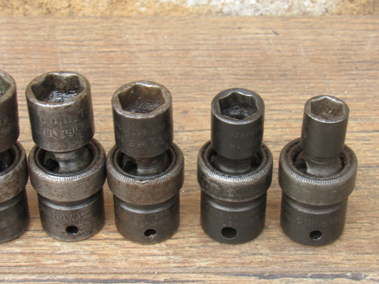 SNAP ON 207IPF 3/8″ DR 3/8″ – 3/4″ SAE IMPACT FLEX SWIVEL SOCKET SET IPF12 – 24