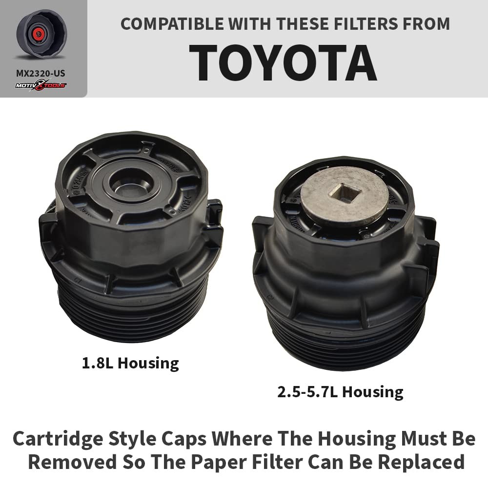 Motivx Tools Oil Filter Wrench for Toyota Camry Tundra Tacoma 4Runner RAV4