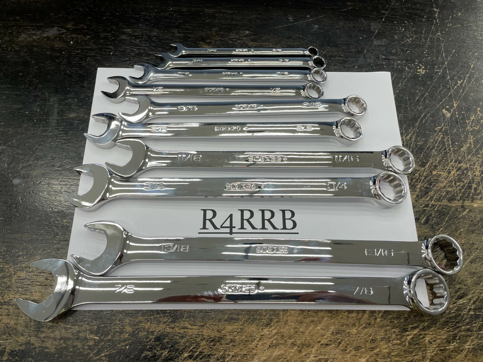 Snap-on Tools USA NEW 10pc 12 Point Flank Drive PLUS Combo Wrench Set SOEX710