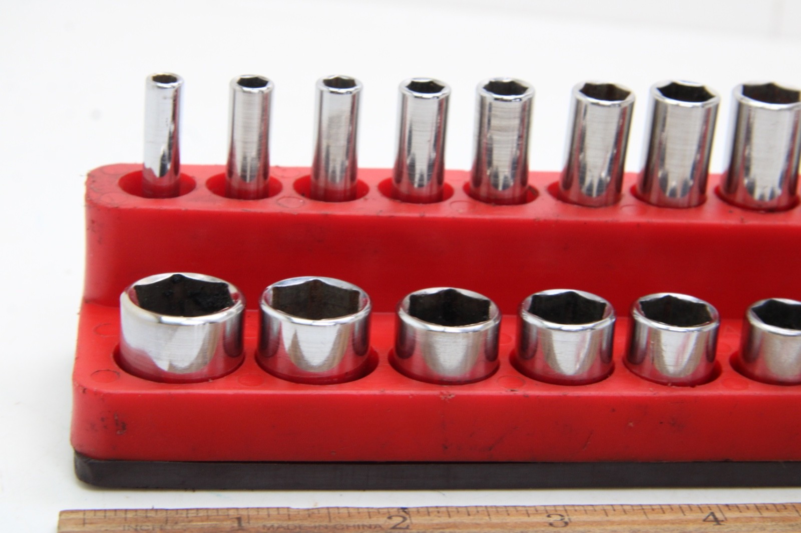 Snap On TMM & STMM 4-15mm 26 Piece 6 Point Shallow & Deep Chrome Socket Set USA