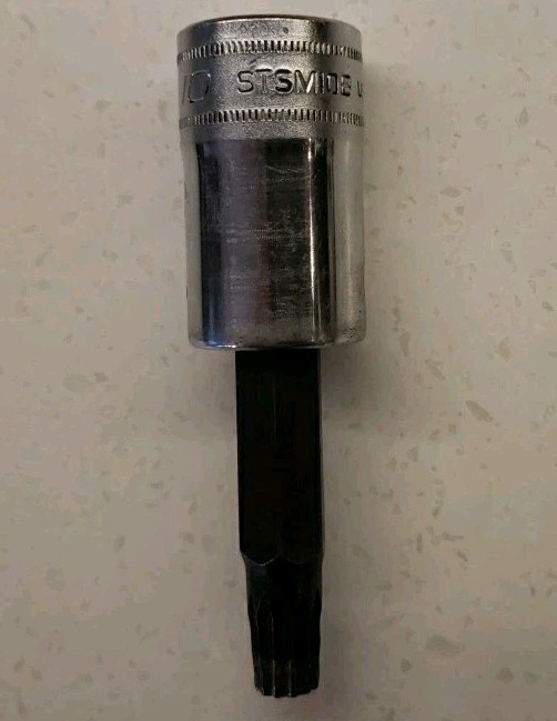 STSM10B ~ Snap-On ~ 1/2″ Drive Metric 10 mm Standard Triple Square ~ Made in USA
