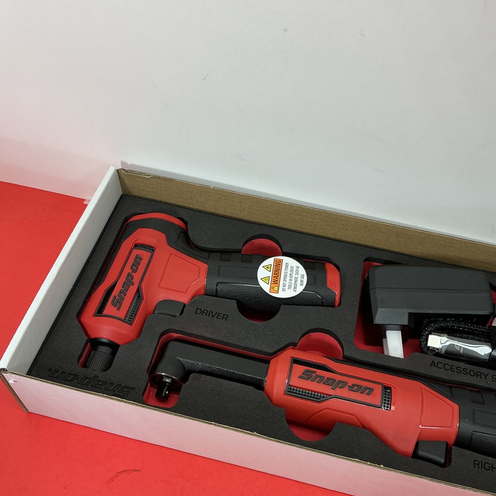 NEW Snap On Tools CTNN2Q3KF Nano/Axcess Tool Kit Red Foam New 1/4drive 2pc
