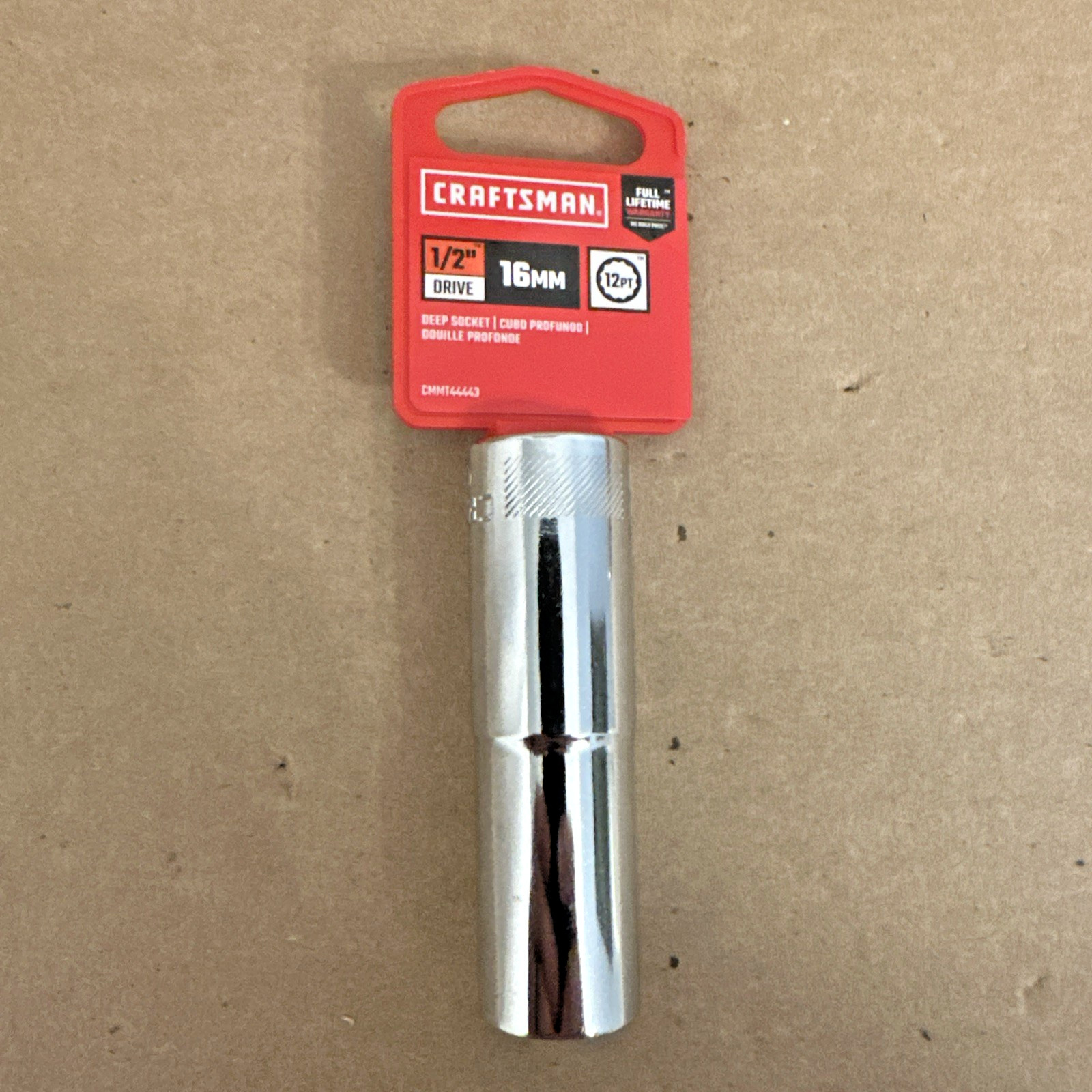 Craftsman 1/2 Drive 11mm, 13 mm, 14 mm, 15mm 16mm Deep Well Lot of 5 Five NOS