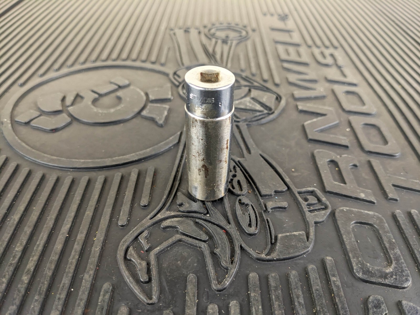 #al639 Snap-on USA 1/4″ Drive 1/2″ SAE 12pt Deep Chrome Socket STMD16