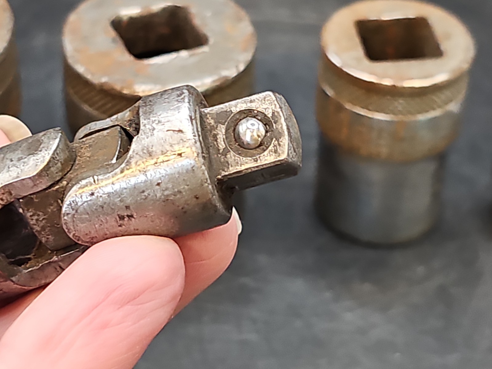 Craftsman BE 1/2 drive sockets 3/8 swivel etc 6 pieces