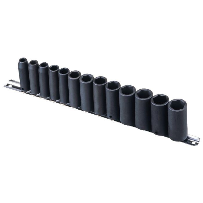 Genius 13 Piece 3/8″ Drve SAE Deep Impact Socket Set TF-313SD