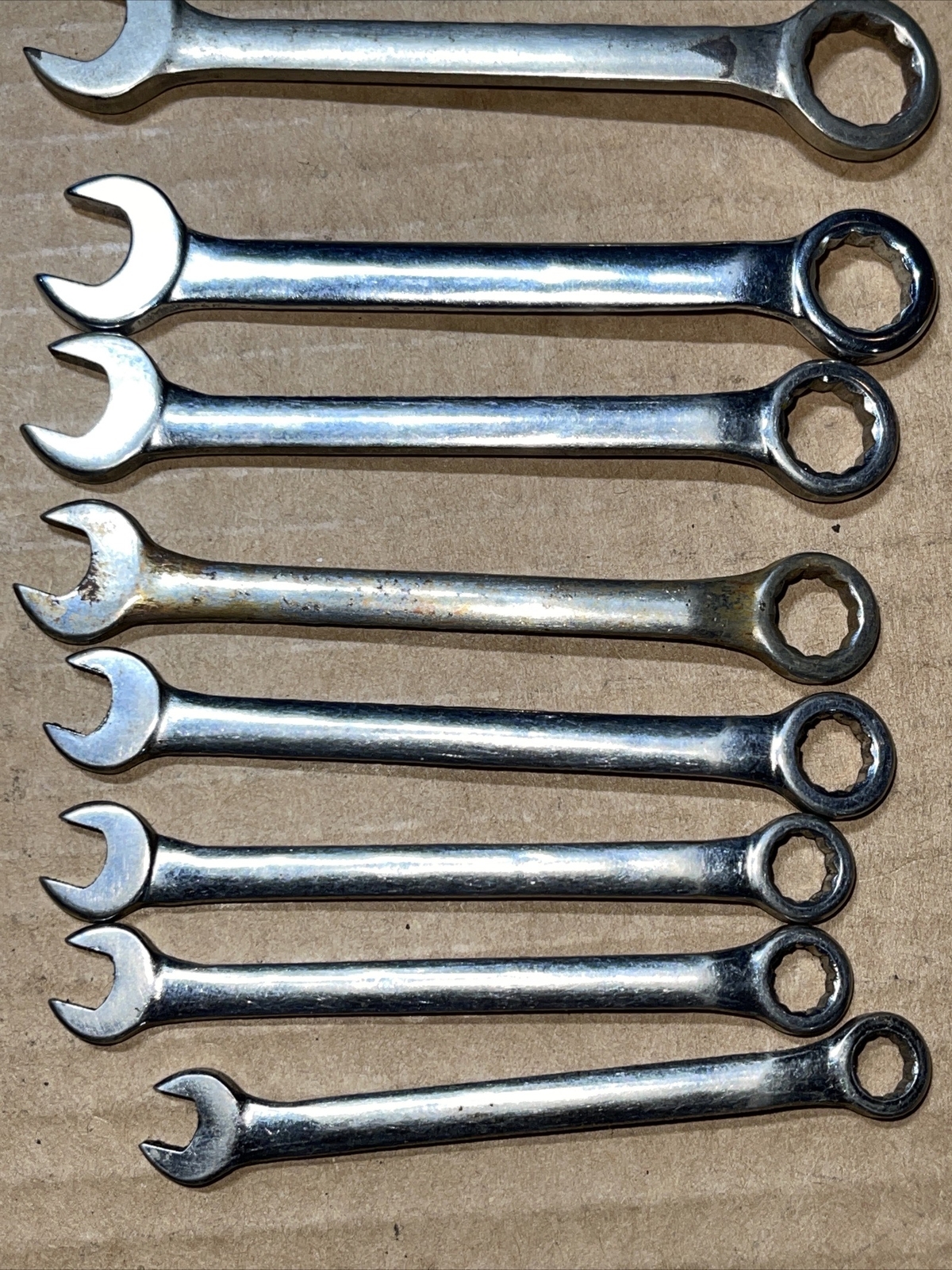 Vintage Sears Craftsman USA 8 Piece Combination Ignition Wrench SAE 13/64 – 7/16