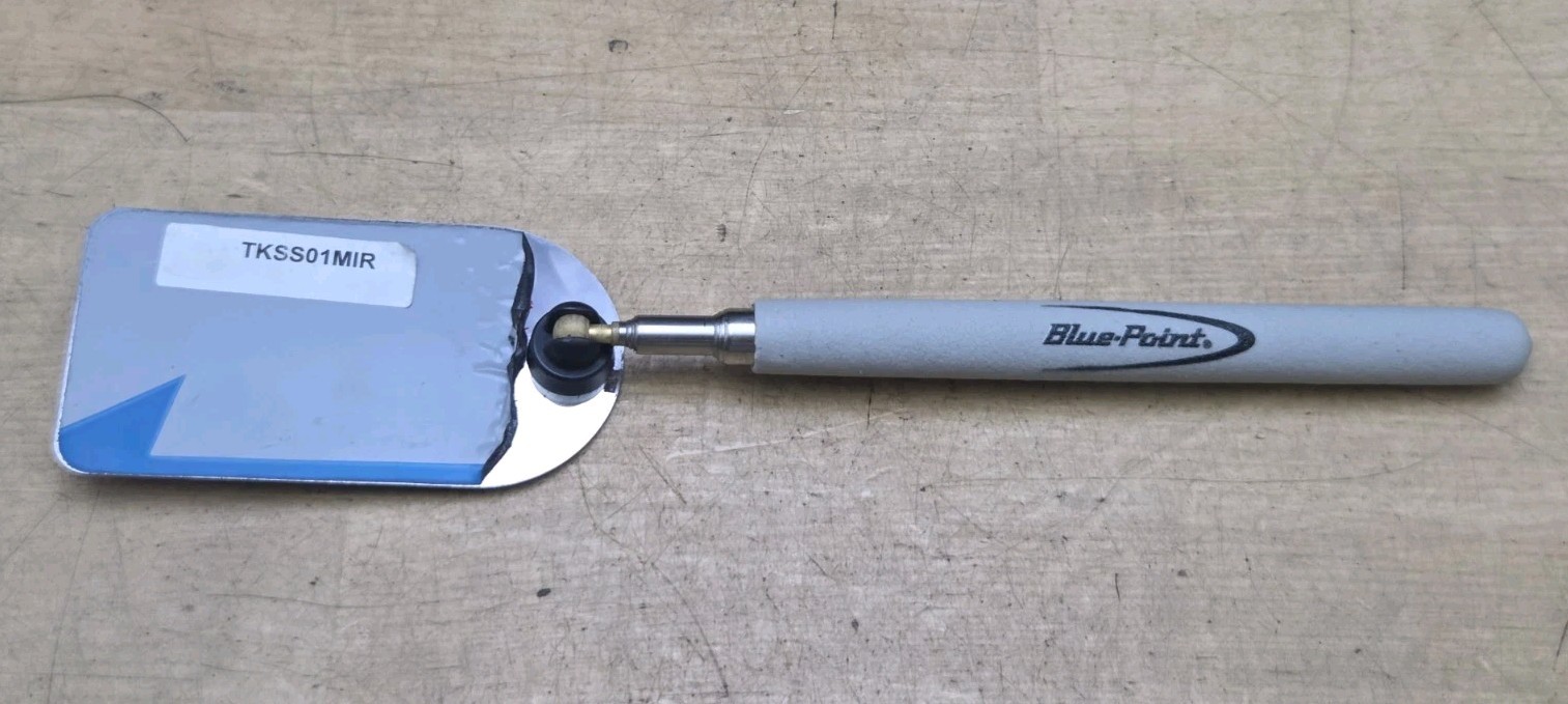 New Blue Point TKSS01MIR – Soft Grip Telescoping Hinged Stainless Steel Mirror