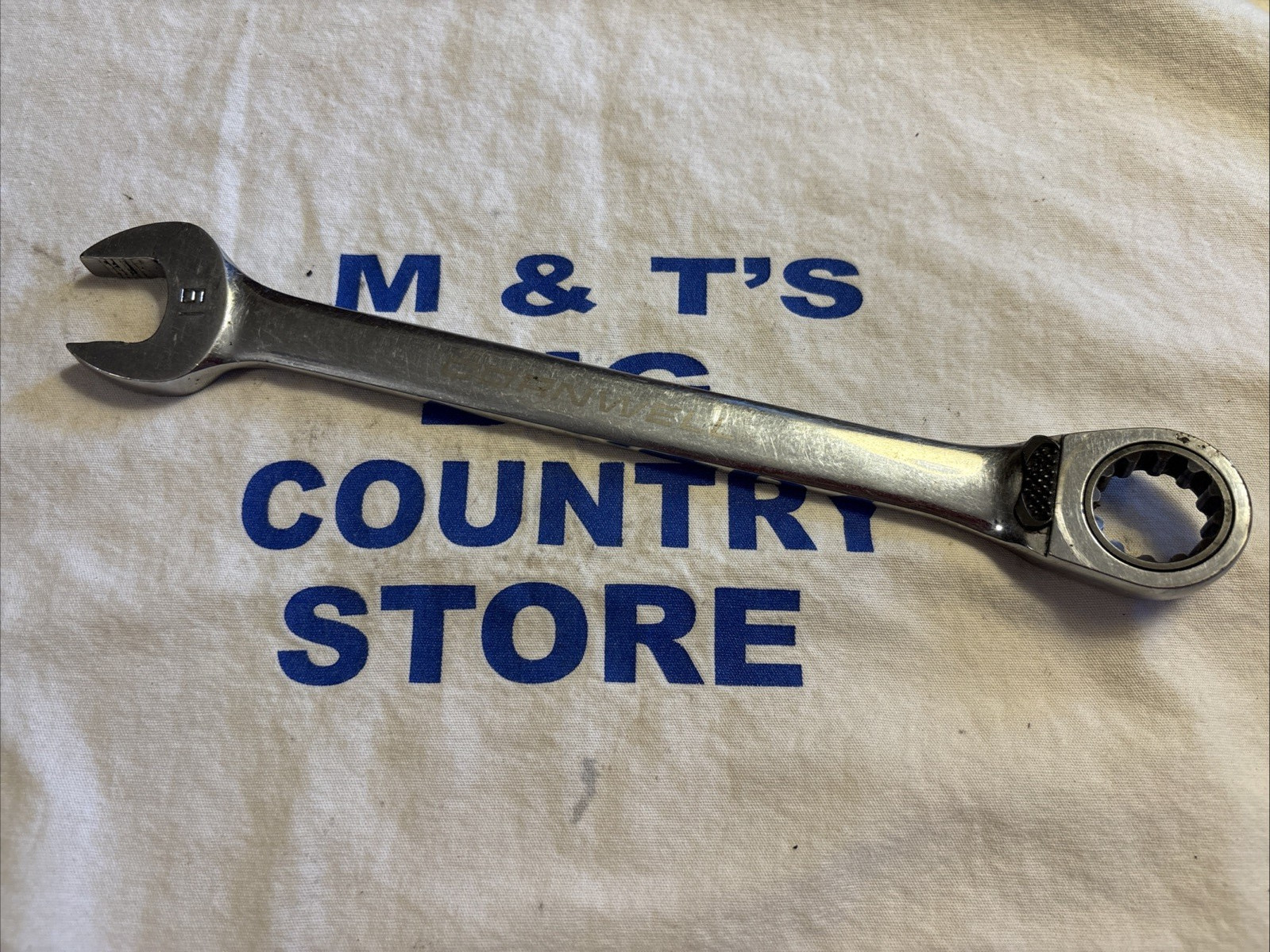 Cornwell 19mm Chrome 12pt Reversible Ratcheting Wrench CRW19MMDR