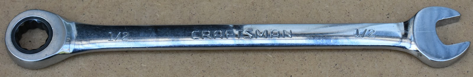 CRAFTSMAN TOOLS 42563, 1/2″ SAE, 12-POINT, OPEN/BOX END RATCHETING WRENCH