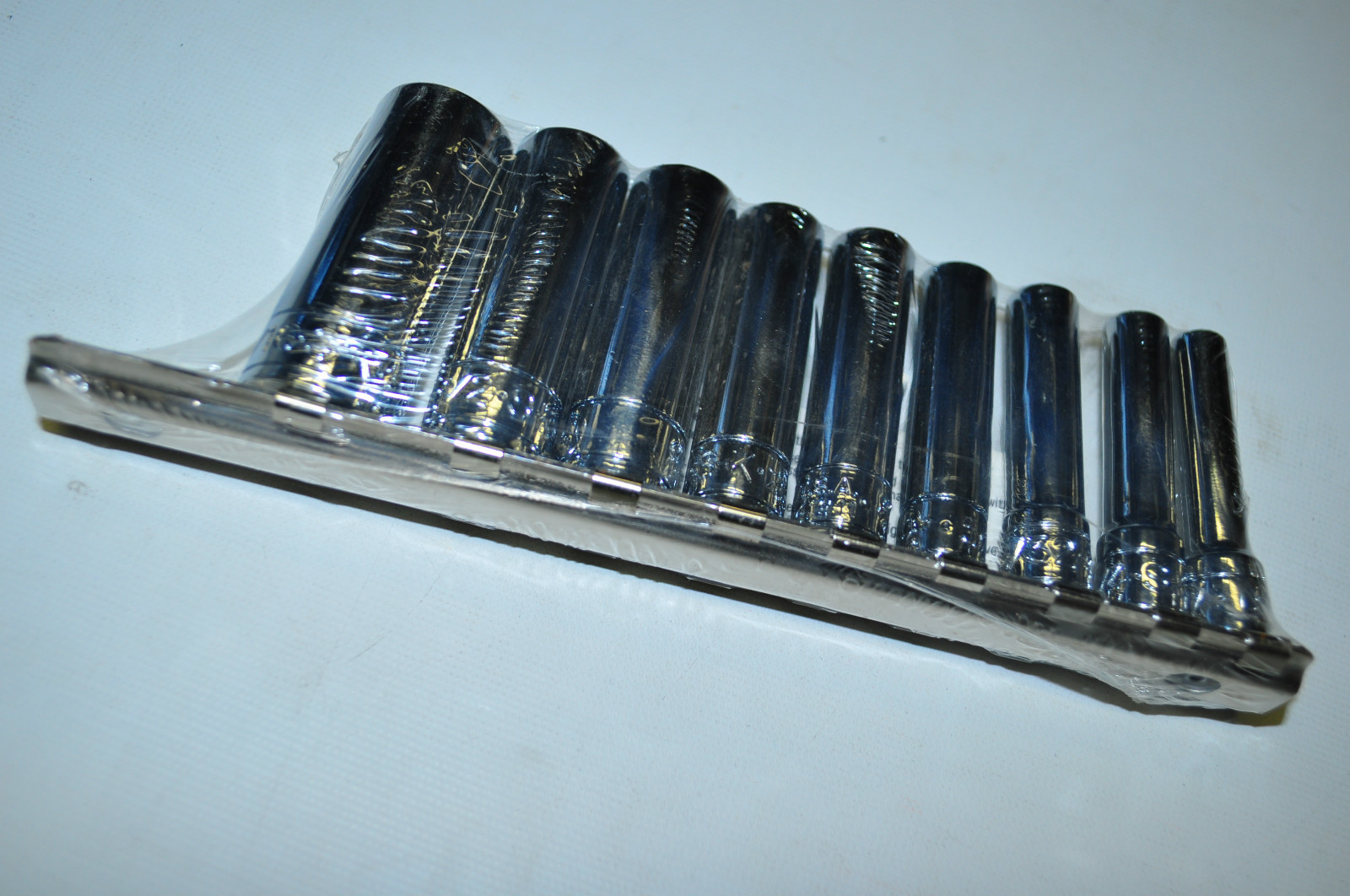 SK 4908 9 Pcs 1/4″ Dr 6 Pts Deep Sae Fractional Socket Set 7/32″–9/16″1990 Year