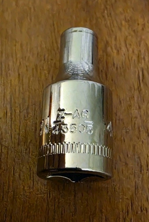 Craftsman 4mm Socket 6 Point 1/4″ Drive Z-AG 43505