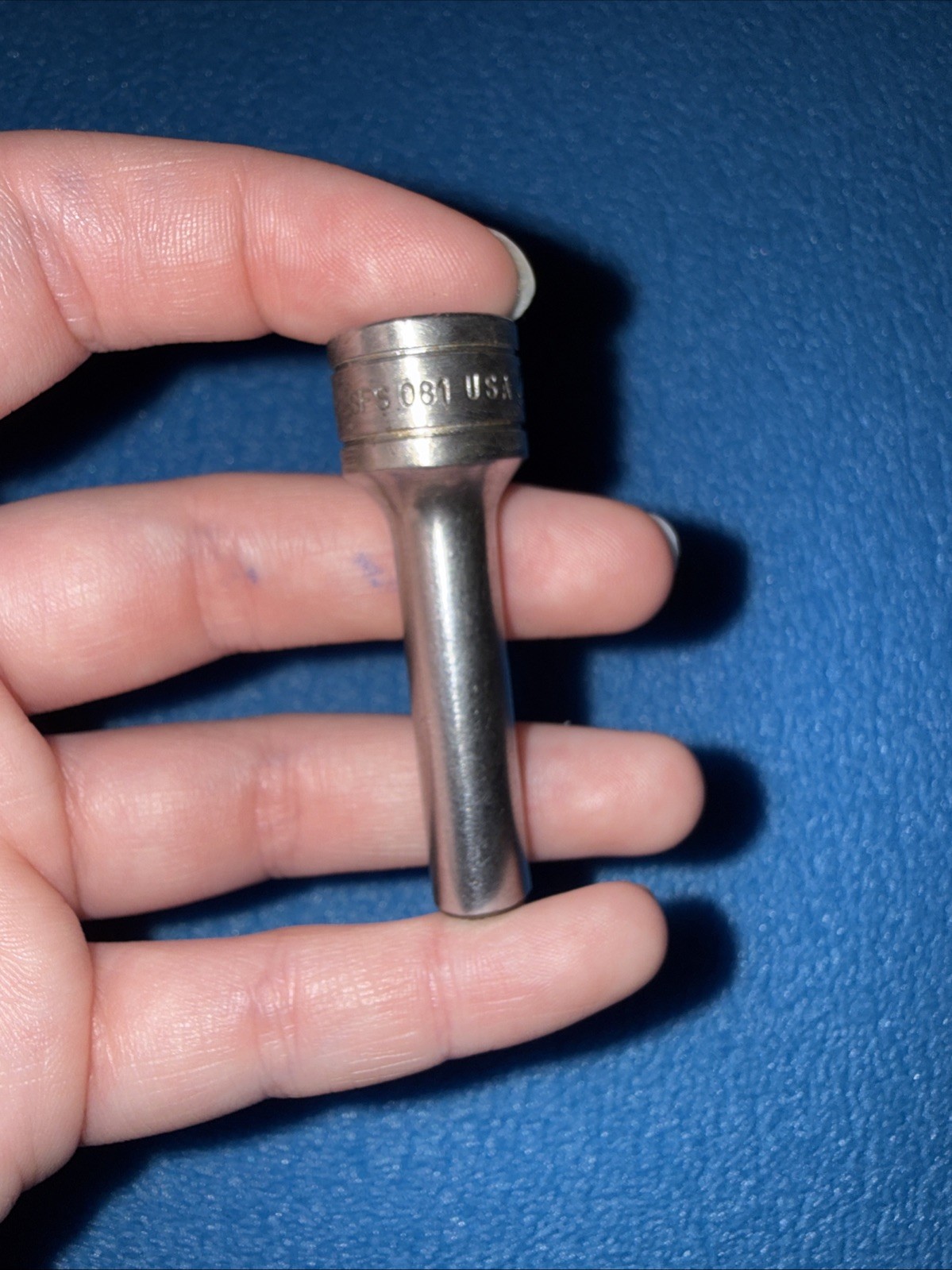 Snap On SFS081 3/8 Inch Drive 1/4 6 Point Deep Socket #167
