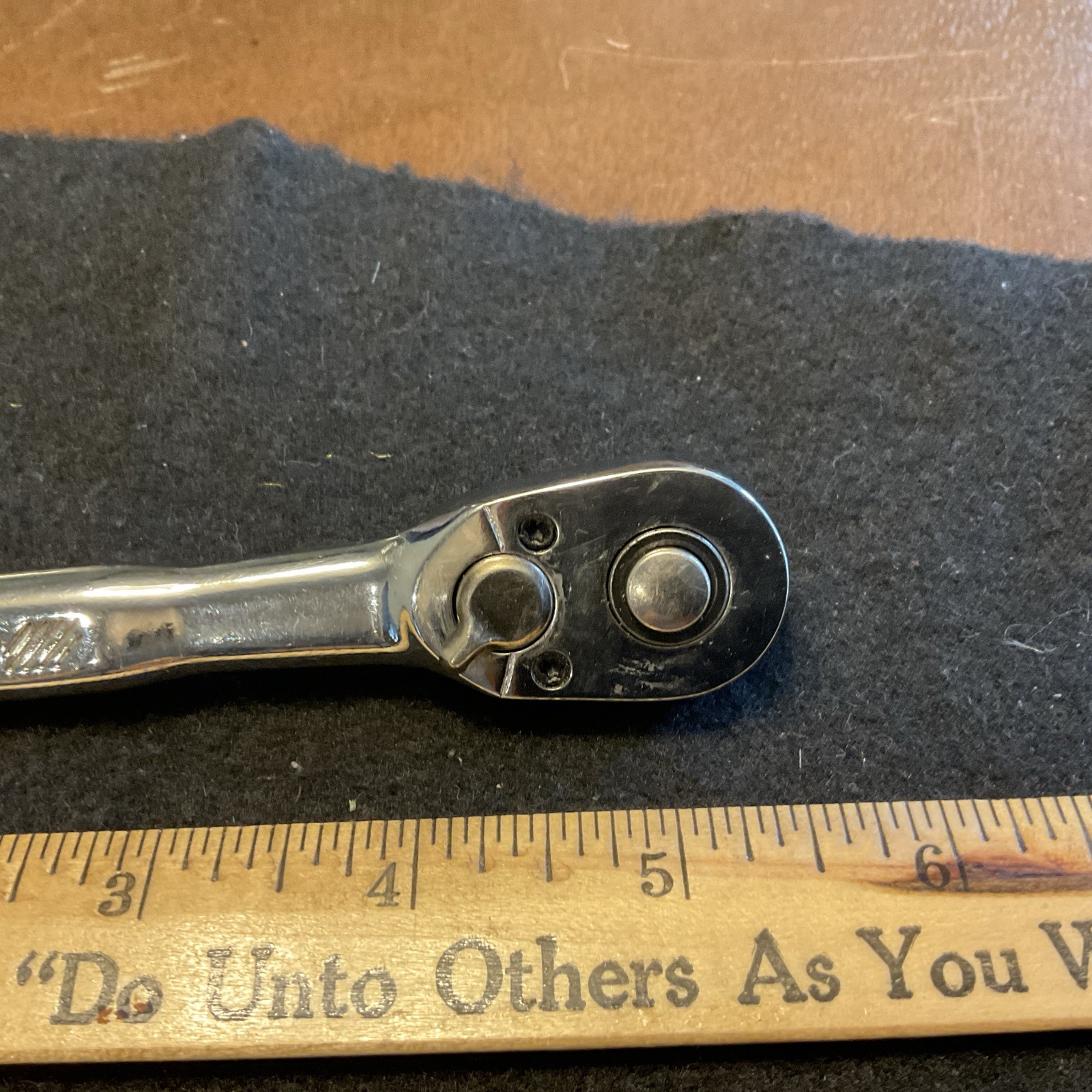 Craftsman 1/4” drive 72 tooth ratchet full polish CMMT81747 Nice!