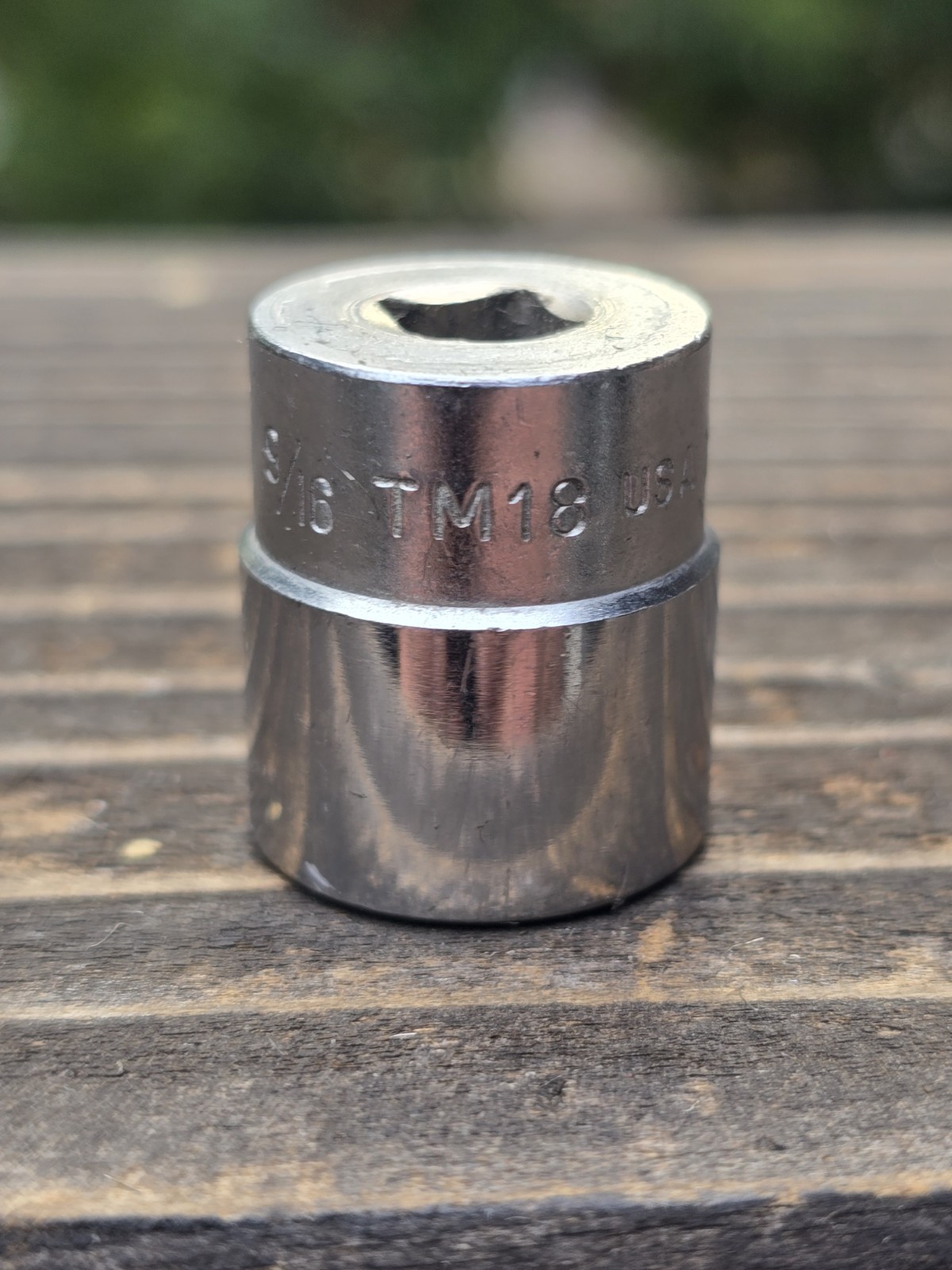 Snap-On TM18 1/4″-Drive 6-point Socket – 9/16″ 1962