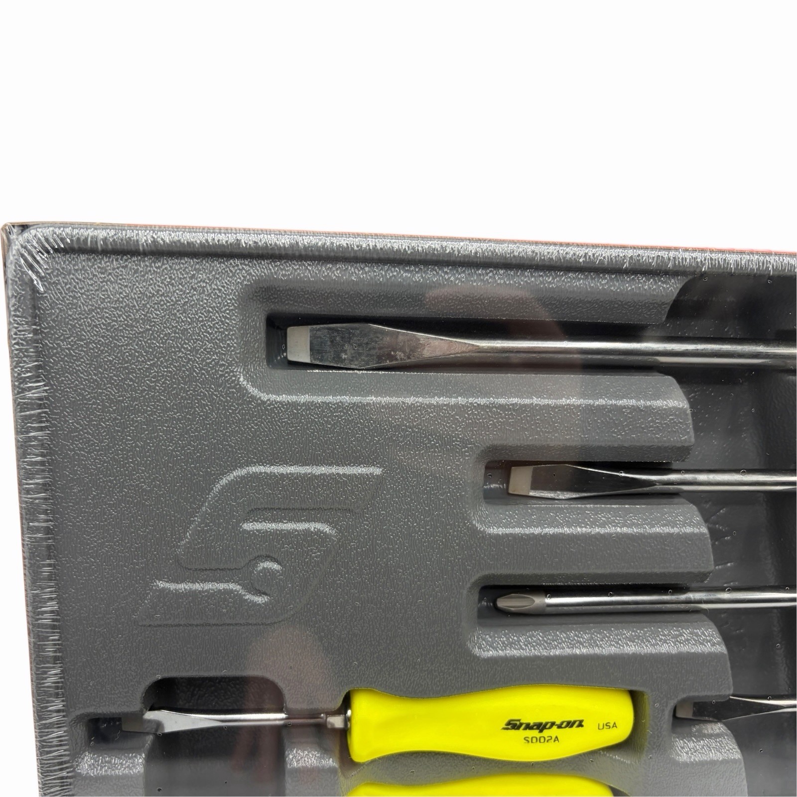 Snap On Tools High Vis Yellow Hard Handle Combination Screwdriver Set SDDX70AHV
