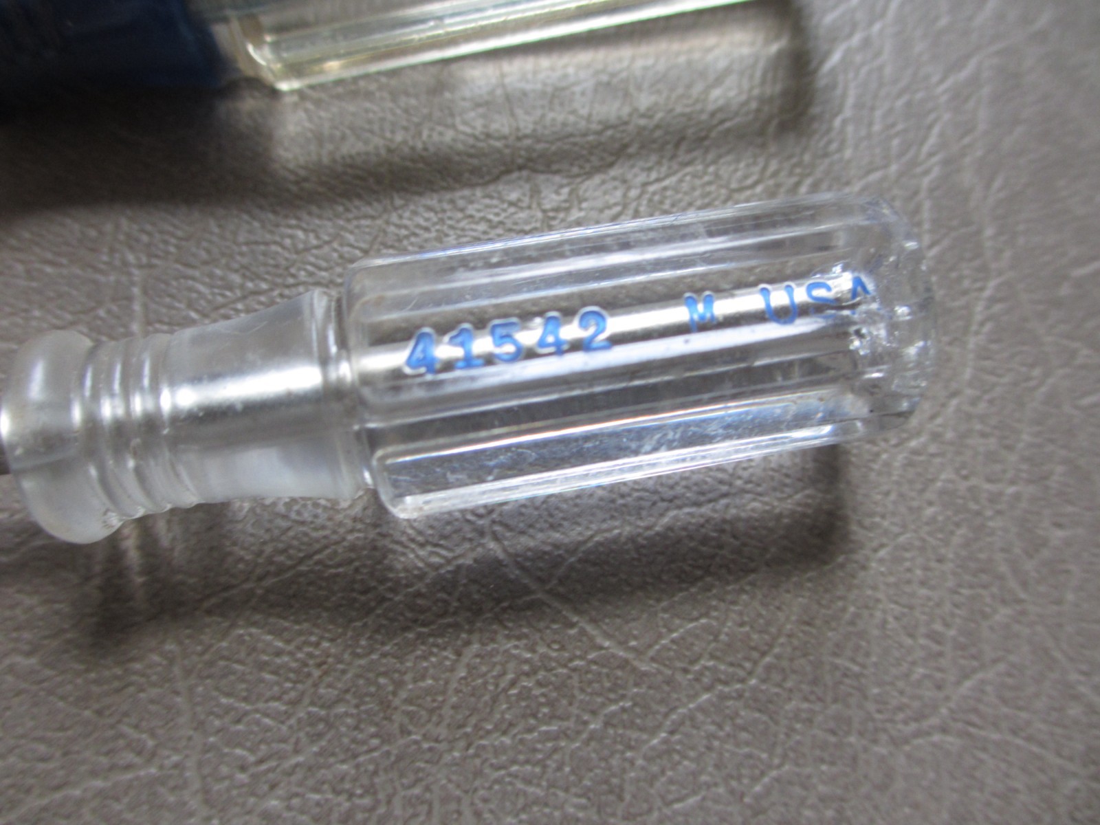 Craftsman Vintage Clear Mini Screwdriver Pair 41293, 41542 Philips, and Straight