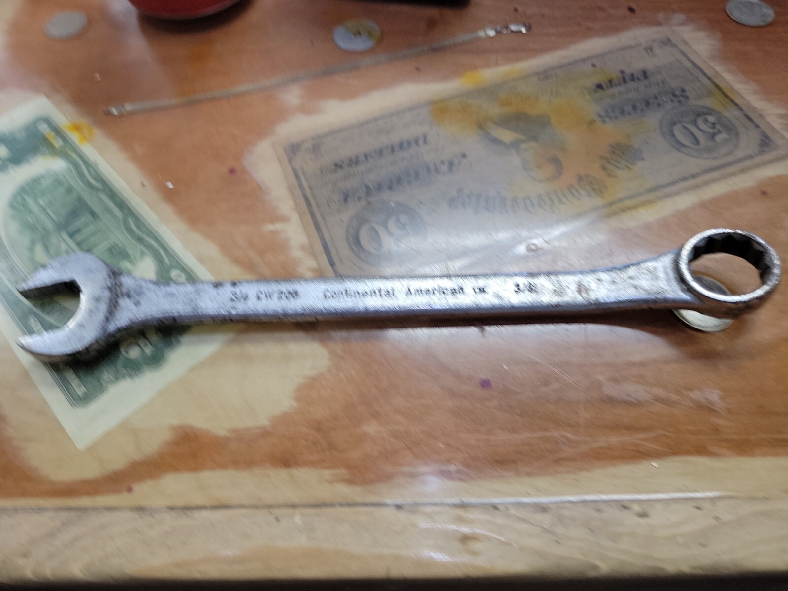 Vintage Continental American/Peerless 3/4″ Combination Wrench CW 206 Japan