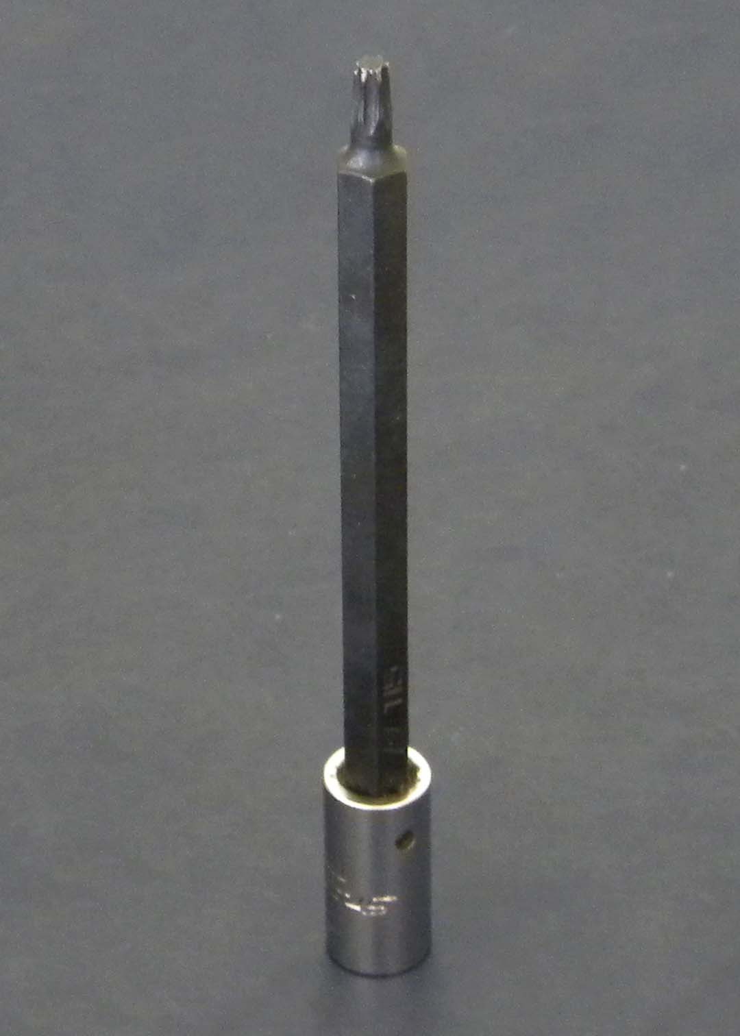 Snap-on Tools TTXL15 1/4″ Drive T15 Long 4″ Torx Bit Chrome Socket Driver, USA