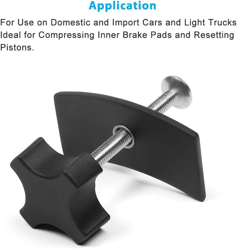 Brake Pad Spreader 360 Degree Swivel Joint Disc Brake Pad Separator Tool for Car