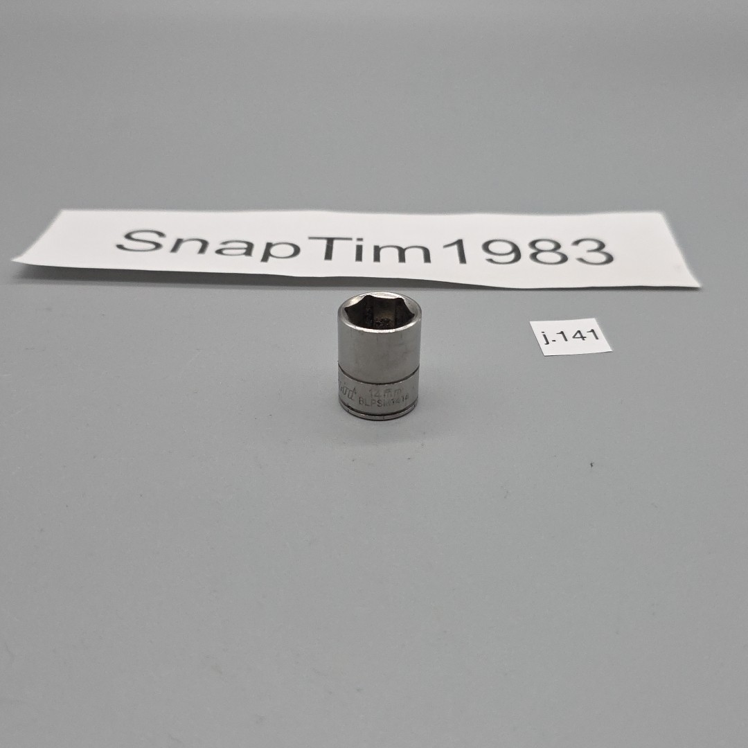 Blue-Point Tools BLPSM1414 6 Point 1/4″ Drive 14mm Shallow Metric Socket USA