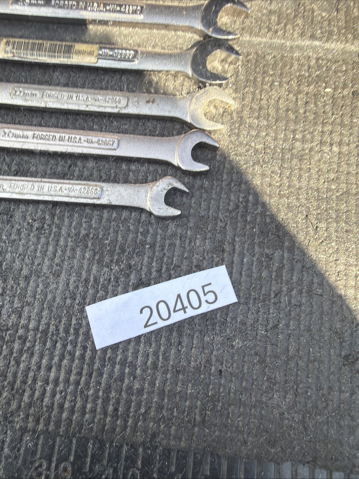 10pc Sears Craftsman USA 6 Point Metric Combination Wrench Set 9-18mm Many New