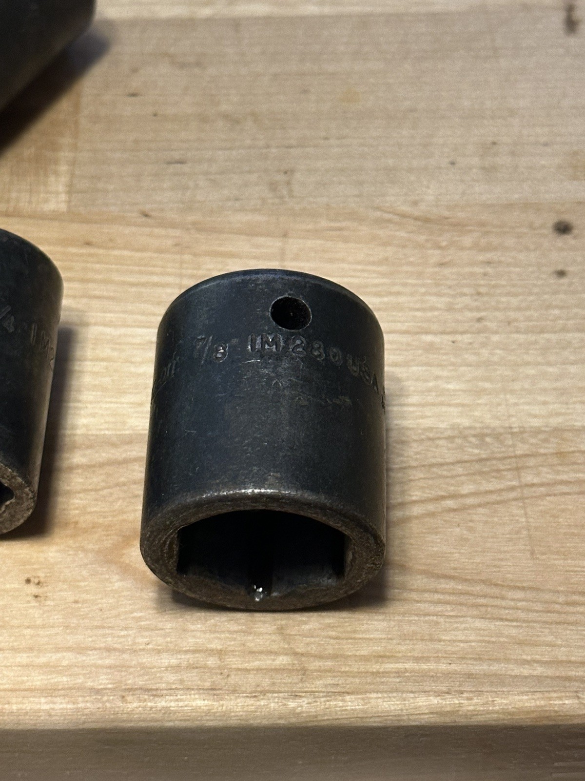 Snap On Vintage 1/2″ Drive impact sockets 15/16, 7/8, 13/16, 3/4