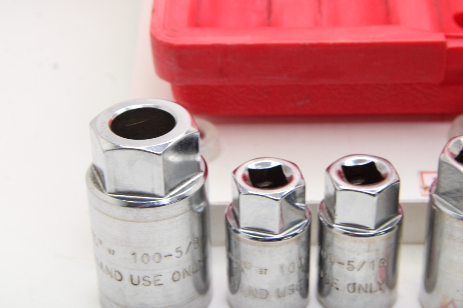 AST Tools 7 Piece SAE Chrome Standard Size Stud Puller/Remover Socket Set USA