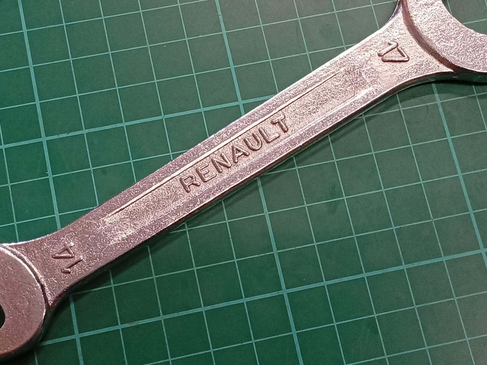 Vintage Renault Tool Kit 14mm x 17mm Open Ended Spanner, Made In France