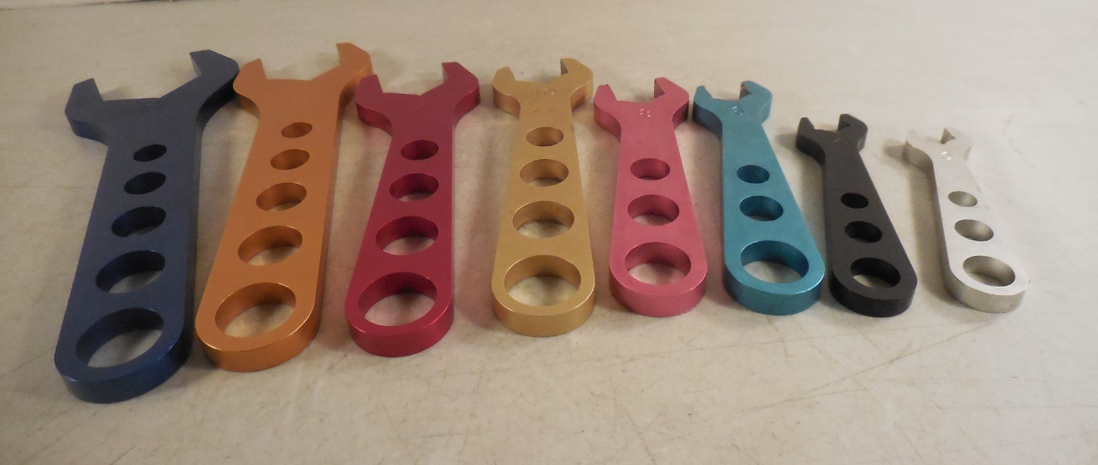 Summit Racing AN WRENCHES Machined Aluminum AN-3 – AN-20 Anodized PRE-OWNED* AN8