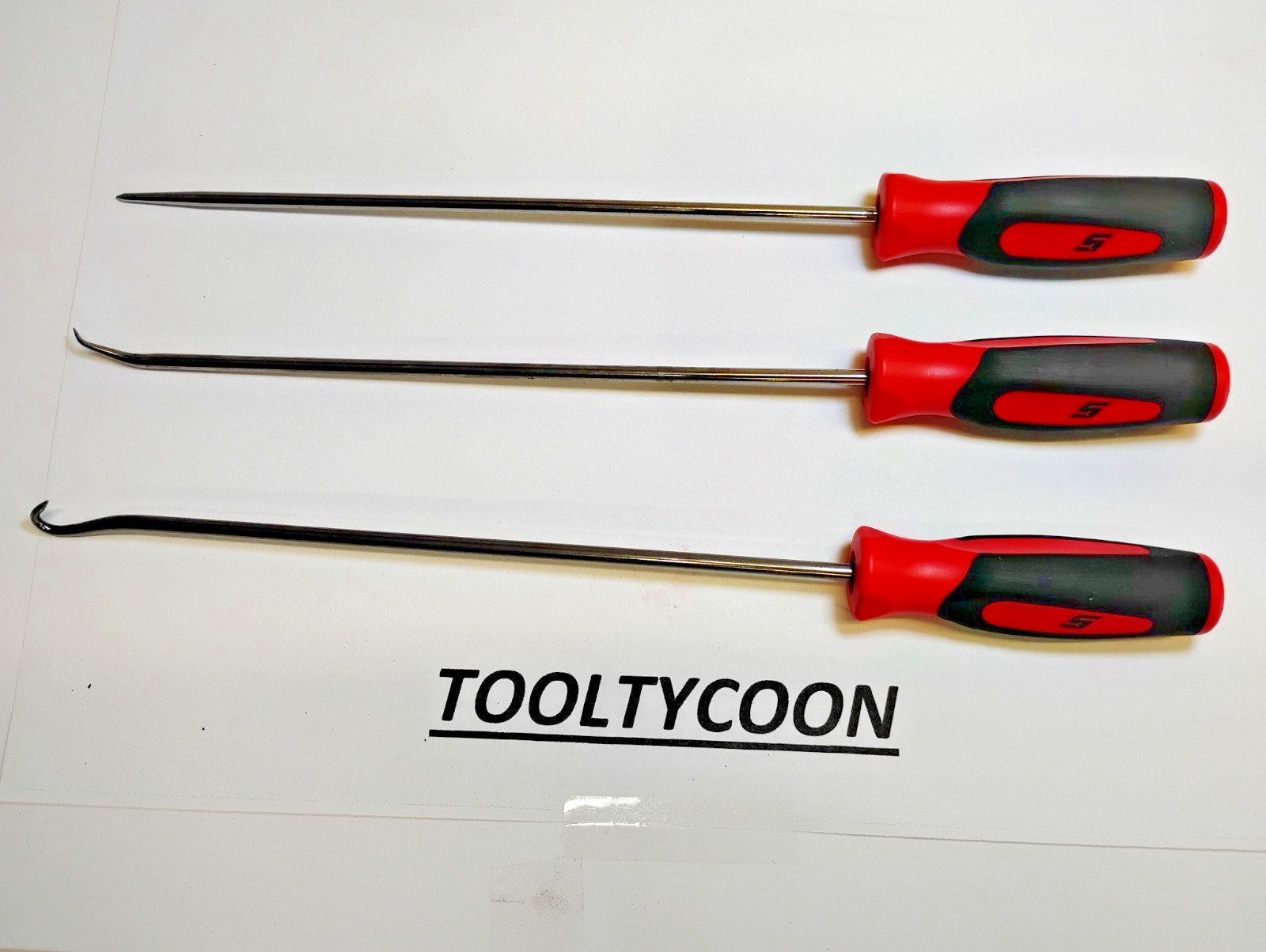 Snap-On Tools USA 3Pc Custom LONG Pick SET RED SGL3ASHCR SGL3ASH45CR SGL3ASACR