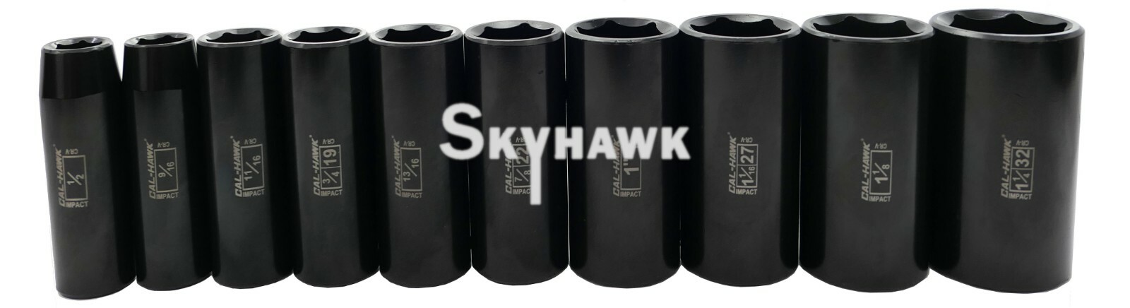 38pc 3/8″ & 1/2″ Dr SAE & Metric Deep & Shallow Impact Socket Adaptor Reducer