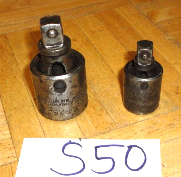 MAC TOOLS 2 PIECE 3/8 & 1/2 DRIVE UNIVERSAL JOINT IMPACT SOCKET ADAPTER